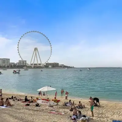 4BR Jumeirah Beach Stay with Dubai Eye Views & Near Marina Walk