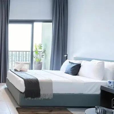 Modern Meydan Studio with Private Balcony