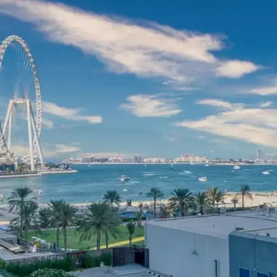 Artistic Retreat in JBR with Private Beach Access