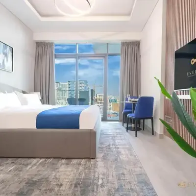 Everluxe Modern Pool View Studio In Al Jaddaf