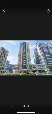 a picture of a city with tall buildings at Skyline Dream - 1 BHK - Burj and Canal views in Dubai