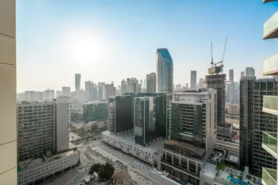 a view of a city with tall buildings at GuestReady - Charming home in Business Bay in Dubai