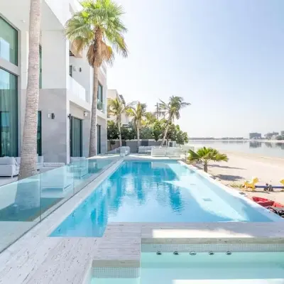 Ultra-Luxury 6BR Palm Villa - Private Pool & Beach