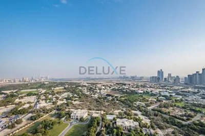 an aerial view of the city of dallas at Stylish 2BR in Sky Gardens, DIFC by Deluxe Holiday Homes in Dubai