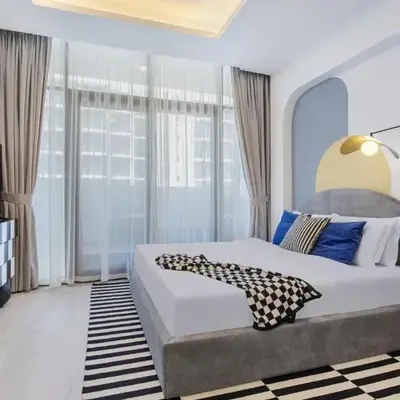 Modern Boutique Studio with Burj Khalifa View