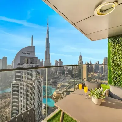 Kensington 2BR Lux Burj View & Dubai Mall Linked