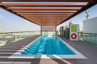 Gallery image of Modern 1 Bedroom Oasis in the Heart of JVC in Dubai