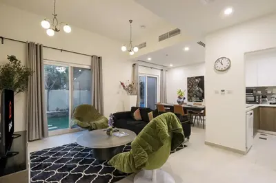 Gallery image of Livbnb- Classy 3BR plus Maid's Villa with Private Patio in Dubai