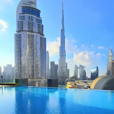 Full Burj Khalifa & Fountain Views Attached to Dubai Mall