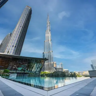 EMAAR GRANDE - Elegant 1 Bedroom Apartment - Infinity Pool - 1min to Dubai Mall and Burj Khalifa