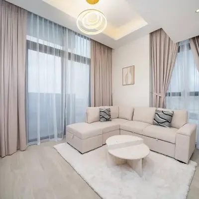 Serene 1-Bedroom Retreat in Azizi Riviera with Calming Tones