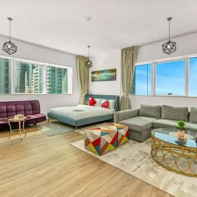 Spacious 3BR High Floor Palm View in Dubai Marina