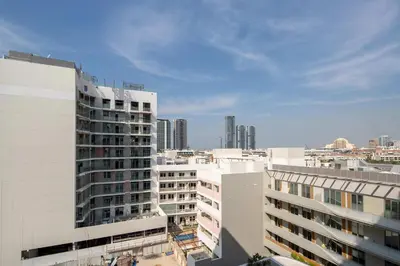 a view of a city skyline with tall buildings at Frank Porter - Rokane G25 in Dubai