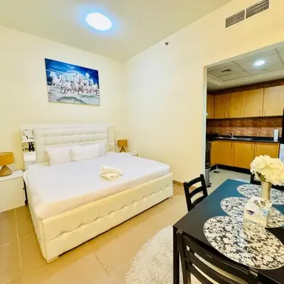 Premium Large Studio in Hamilton residency business bay Marasi Drive Dubai