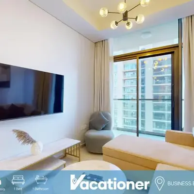 Aykon Tower - Calm One Bed in Business Bay