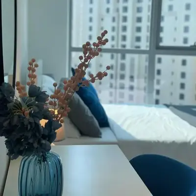 Lake & Beach view Studio in the Center of Marina