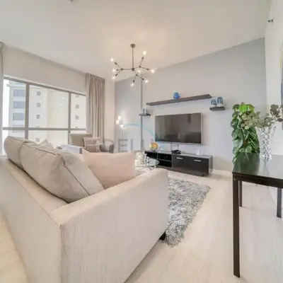 High Floor 2BR With a View of the Dubai Marina Canal Steps Away From the Beach