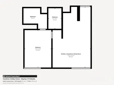 a schematic diagram of a building at Mag Eye 910 - Magnificent One Bedroom in Meydan in Dubai