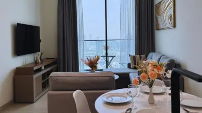 Gallery image of Cozy 1BR in JVC- Netflix, Pool, Pet Free in Dubai