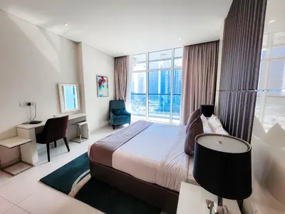 Gallery image of Damac Bays Edge - Blue Ocean Holiday Homes in Dubai