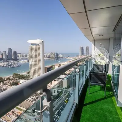 28- Luxury Princess Tower Marina Apartment with Sea View