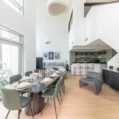 3BR Loft I Burj Khalifa & Mall