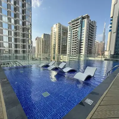 Stylish Studio Bayz Danube Burj Khalifa View Pool