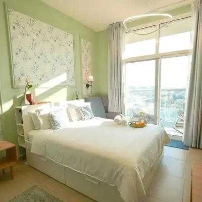 Your comfy stylish studio in Dubai 2guest and baby