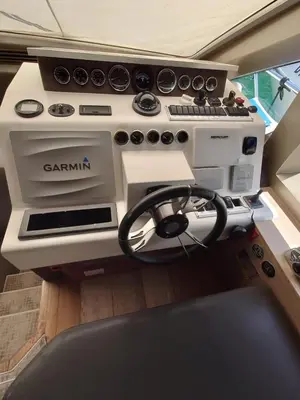 a stove in the back of a camper at Luna Rosa in Dubai
