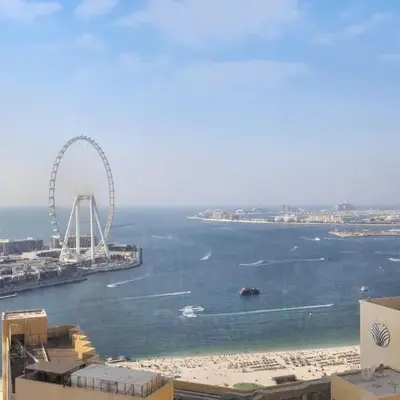 Classy 2BR Apt in Shams1 Panoramic view in JBR