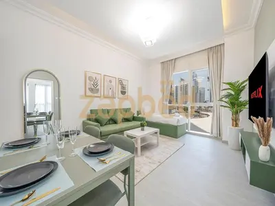 Gallery image of Zapbed House-Stylish 1 BR Apartment In MAG 214 Near Metro JLT in Dubai