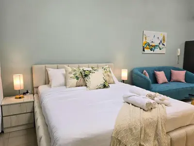 Gallery image of Leisure Retreat - Studio in Dubai Marina - 5 Mins to JBR Beach & The Walk - Close to Metro in Dubai