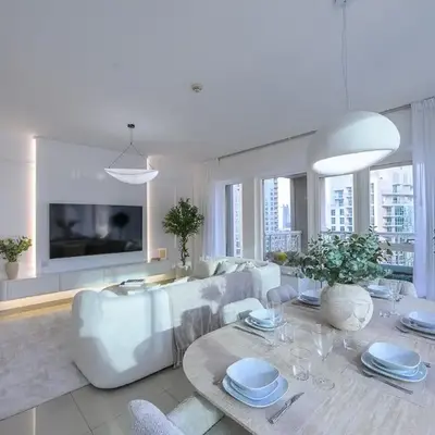 Luxury Apartment with Full Burj & Fountain Views