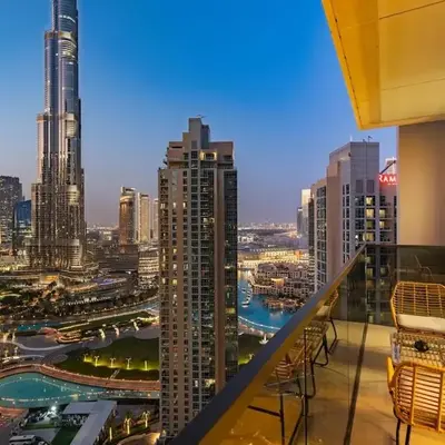 Luxurious 4BR In Act 1 Act 2 With Burj Khalifa View