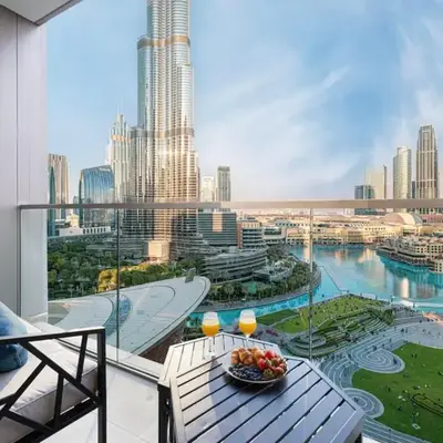 NEW YEARS Luxury Burj Khalifa and Fountain Views