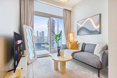 Gallery image of High-Floor Burj Views Apartment in Business Bay in Dubai