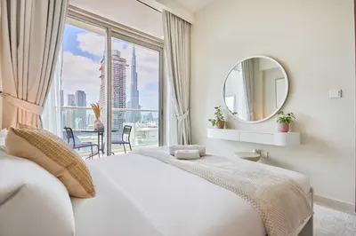 Gallery image of High-Floor Burj Views Apartment in Business Bay in Dubai