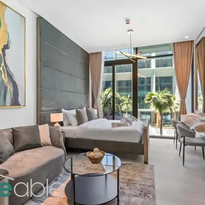 Aesthetic Studio with Stunning Pool View in JVC