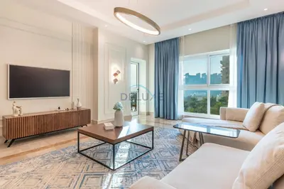 Gallery image of Beachfront 2BR and Assistant's Room with Sea Views Terrace, Steps From Iconic Landmarks & Amenities, The Residences South, Palm Jumeirah by Deluxe Holiday Homes in Dubai