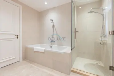 Gallery image of Beachfront 2BR and Assistant's Room with Sea Views Terrace, Steps From Iconic Landmarks & Amenities, The Residences South, Palm Jumeirah by Deluxe Holiday Homes in Dubai