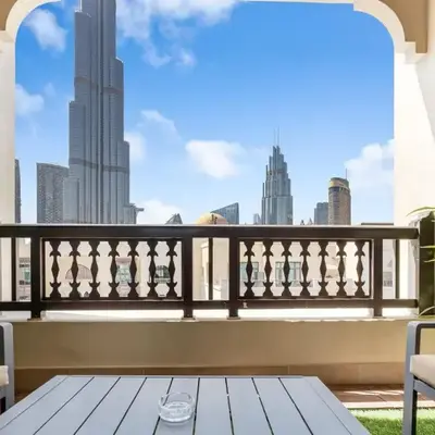 Durrani Homes - Luxe Living at Souk Al Bahar with Burj Khalifa and partial Fountain view
