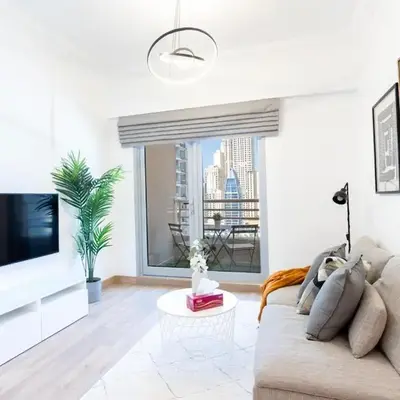 1BR Marina View Rooftop Pool Dubai Marina