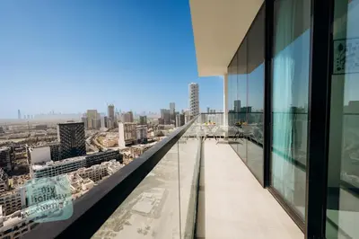 a view from the top of a building at Fully furnished with stunning panoramic view in Dubai