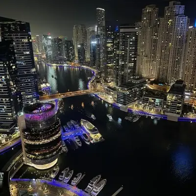Studio on the 30th Floor with Stunning Marina View