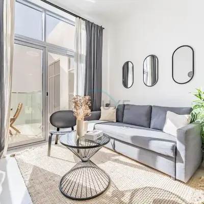 Balcony Offering Community Views 1BR with Assistant Room