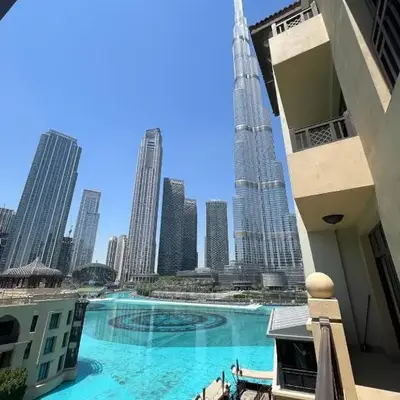 Full View Burj Khalifa and Fountains -Souk Al Bahar- Dream View holiday Home Rental