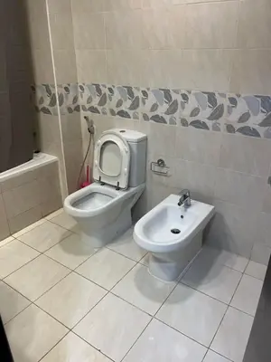 a bathroom with a toilet and a sink at Katkeys in Dubai
