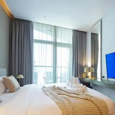 Modern Living DAMAC with Balcony & Waterfront Views