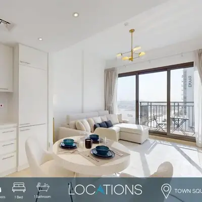 UNA Tower - Peaceful One Bedroom in Townsquare