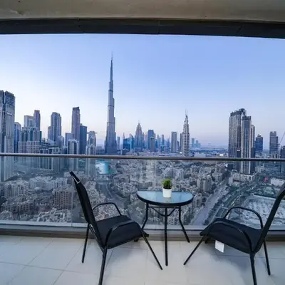 Stunning 4BR Apartment with Full Burj Khalifa and Fountain View